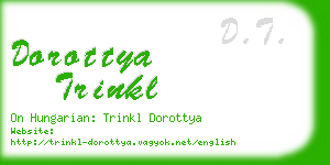 dorottya trinkl business card